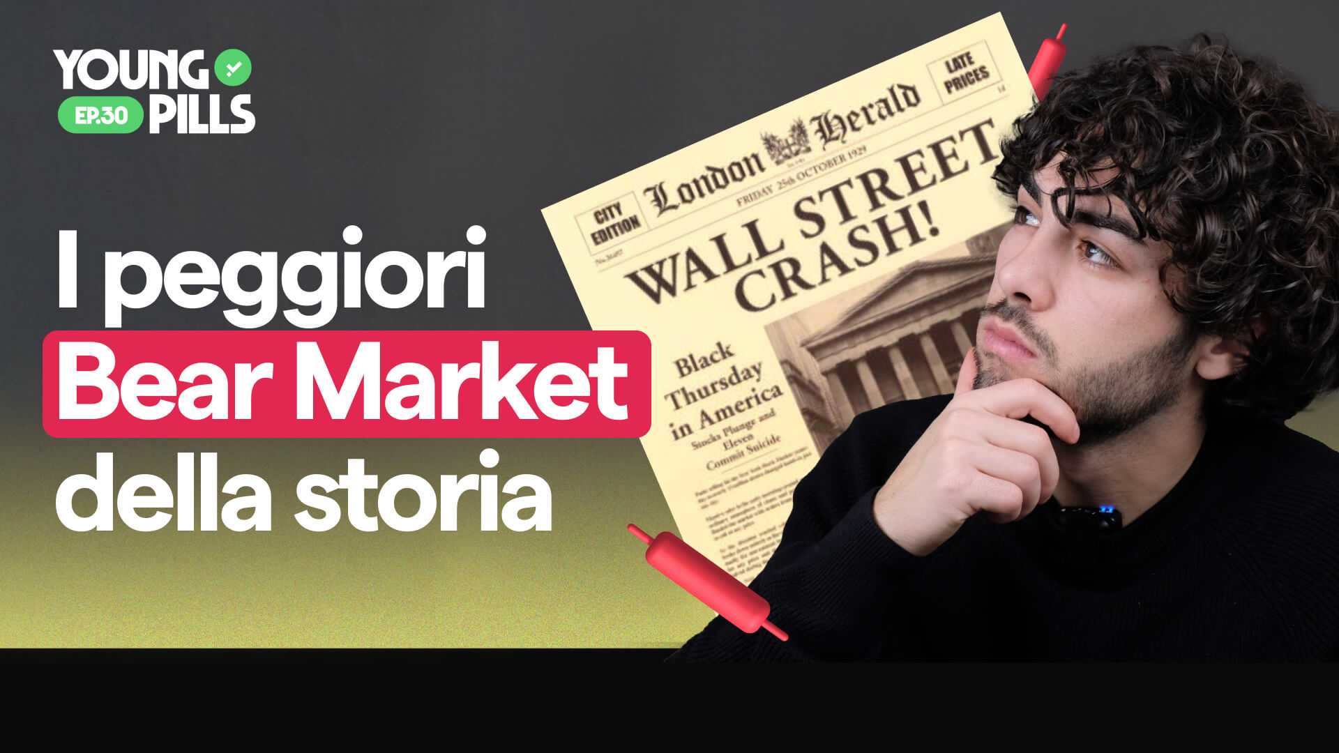 I bear market nella storia: dalla crisi 1929 al crollo crypto del 2022