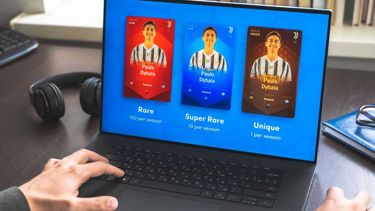 Sorare fantacalcio crypto su Ethereum schermata mercato NFT