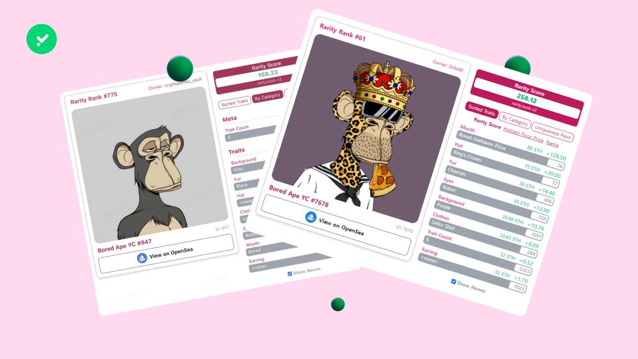 NFT rarity tool: come usarli e capire se un NFT è raro